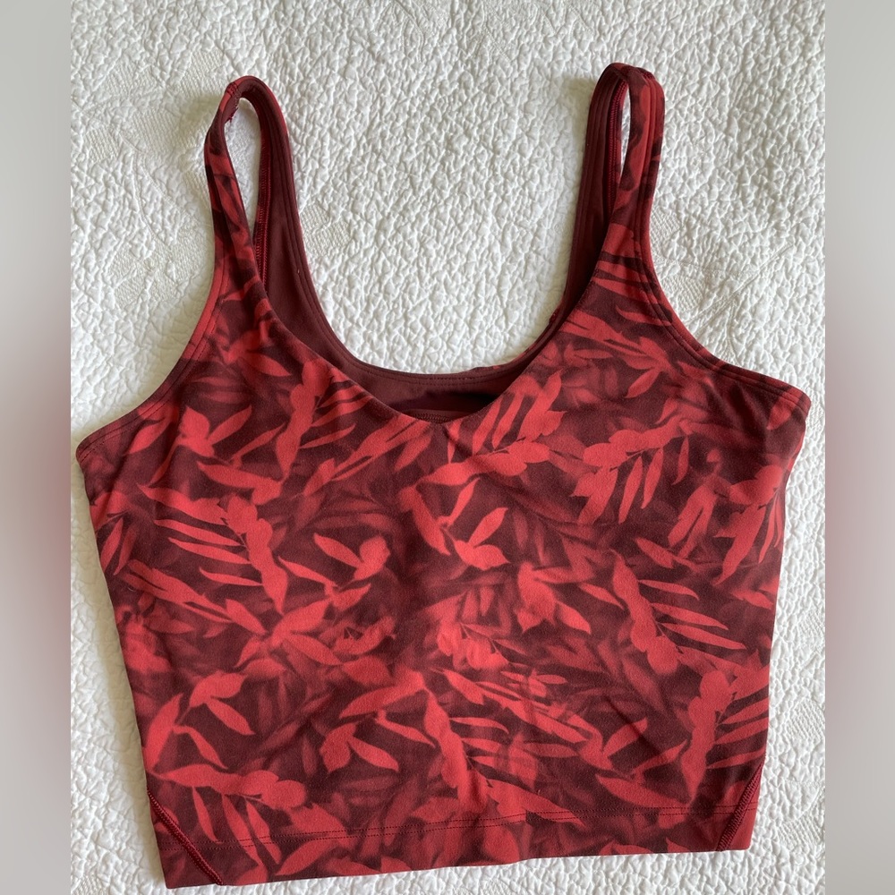 Lululemon Align Tank Size 6 Orange